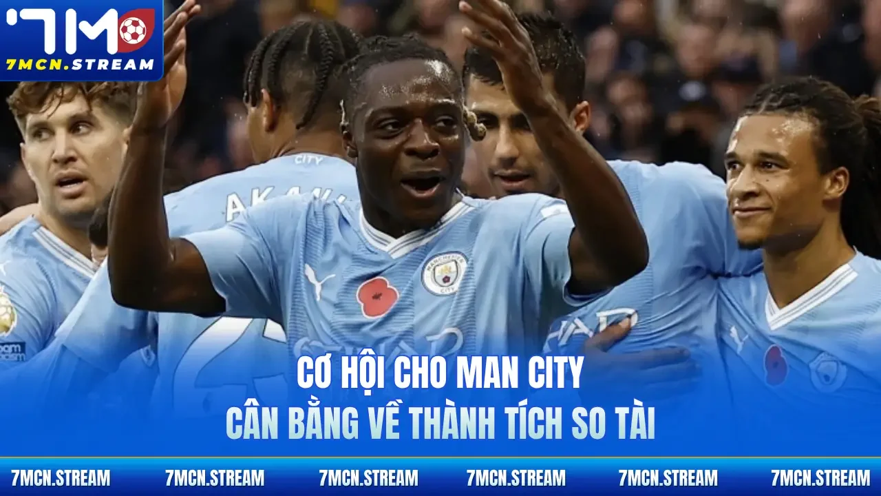Cơ hội cho Man City cân bằng về thành tích so tài