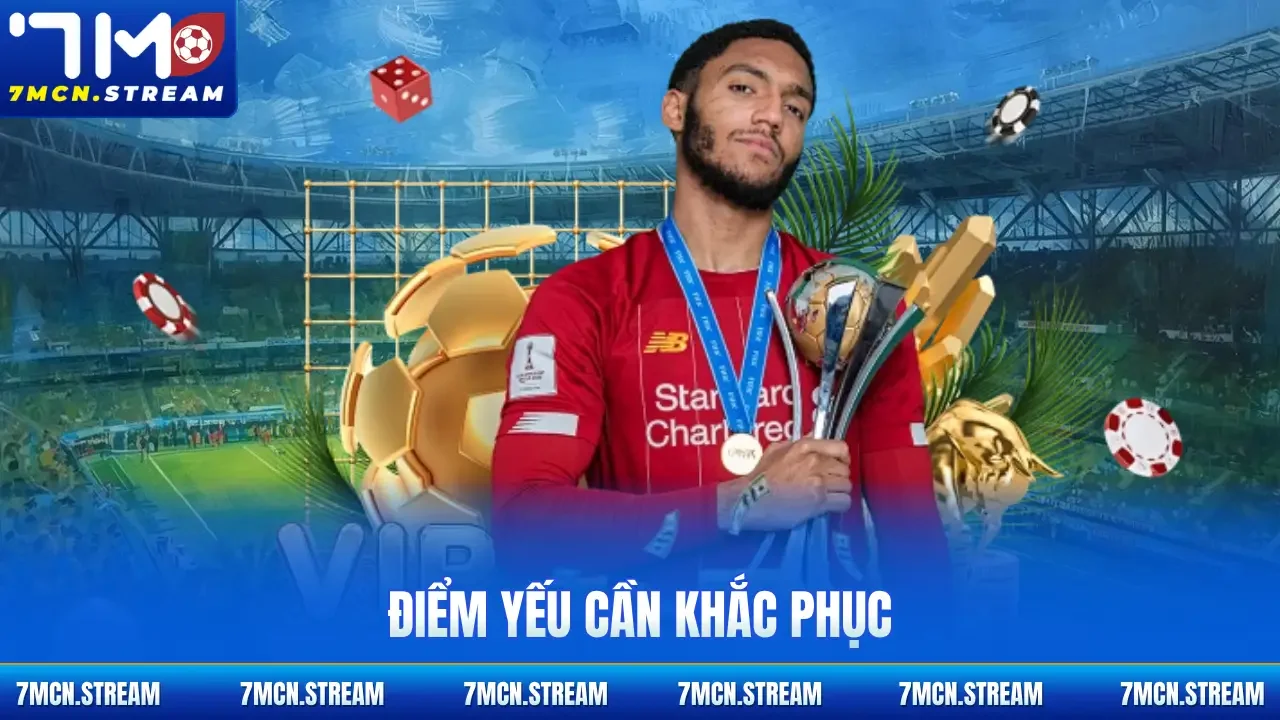 Điểm yếu cần khắc phục