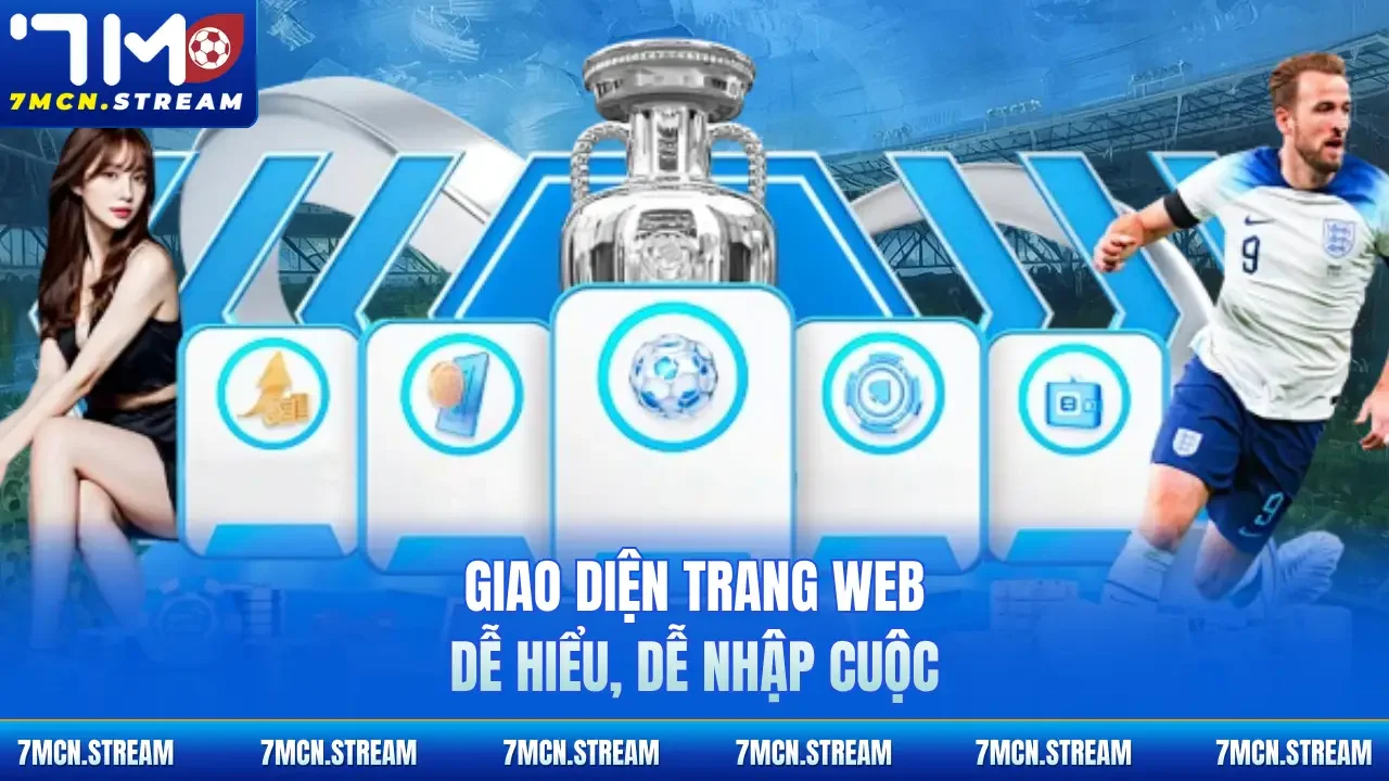 Giao diện trang web dễ hiểu, dễ nhập cuộc