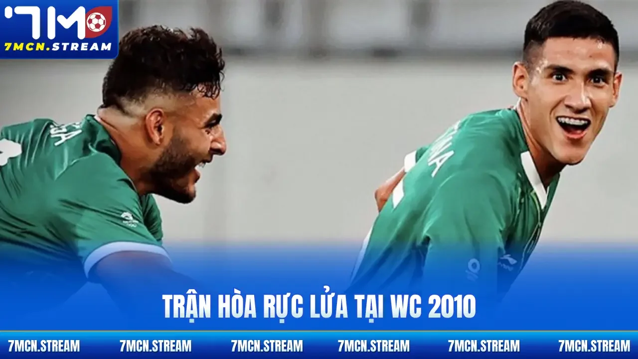 Trận hòa rực lửa tại WC 2010